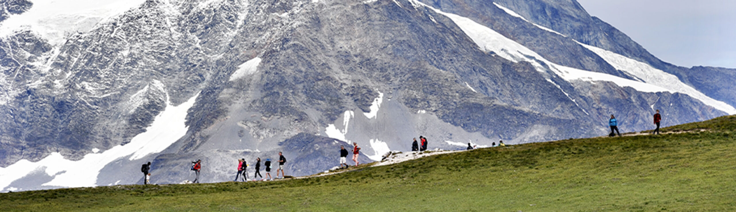 Mountain hiking image